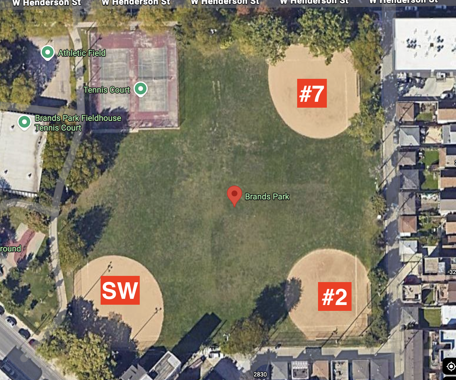 Brands Field Locations